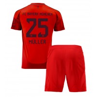 Bayern Munich Thomas Muller #25 Hemmatröja Barn 2024-25 Kortärmad (+ Korta byxor)